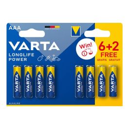 Ult. unidades pack 10 blisters 6+2 pilas aaa longlife power