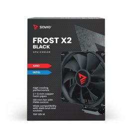 Ventilador de CPU Savio FROST BLACK X2 Ventilador de CPU Savio FROST BLACK X2