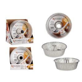 Set 2 Moldes De Aluminio Flan Grande Kinvara 25X7CM (24 Unidades) Precio: 36.79000039. SKU: B152R5AXGS