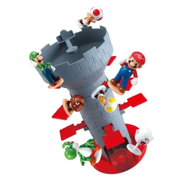 Epoch Super Mario Blow Up! Shaky Tower 7356 Juego de Mesa para Niños +3 Años