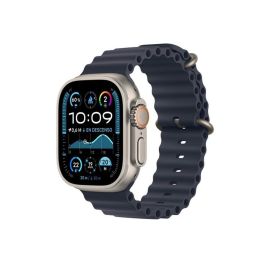 Apple Watch Ultra 2 GPS + Cellular 49mm Titanio Natural con Correa Ocean Band Azul Marino - A2986