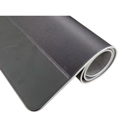 Q-connect Alfombrilla Gaming XXL con Cargador Inalámbrico e Iluminación RGB, 800x300x4 mm, Color Negro