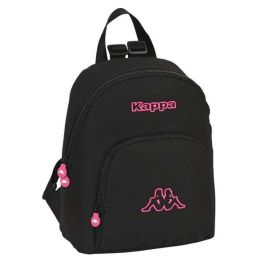 Mochila Casual Kappa Black and pink Negro 13 L