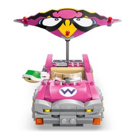 LEGO 72038 Super Mario Kart Wario y Rey Boo - Juego de Vehículos de Juguete con Función de Lanzamiento de Caparazones