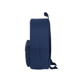 Cartera Escolar Safta Day Pack Ordenador 14,1-' Basic Azul Marino 310x160x400 mm