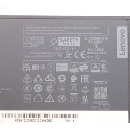 Lenovo 170W AC adapter, 89% efficiency, 100-240Vac input voltage, suitable for Lenovo devices, 3-phase design. Lenovo 170W AC adapter, 89% efficiency, 100-240Vac input voltage, suitable for Lenovo devices, 3-phase design.