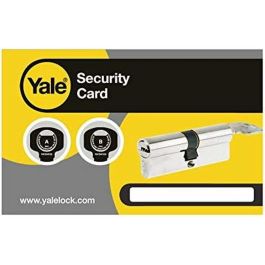 Yale Cilindro de Cierre Desmontable para Puerta de Entrada/Exterior - 6 Pines, 4 Llaves - 35 x 35 mm