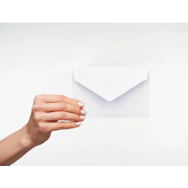 Liderpapel Sobre N.1 Blanco 90x140mm Engomado Caja 500 Unidades