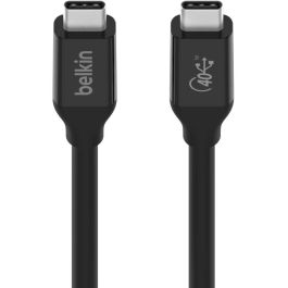 Belkin Cable USB4 USB-C/USB-C 40 Gbit/s, Carga 100W, 0.8m, Negro Precio: 50.99000016. SKU: B12BHT33B8