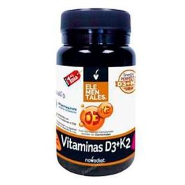 Elementales Vitamina D3+K2 2000UI Mantenimiento Óseo 60 Cápsulas con Aceite de Oliva Precio: 11.4999995. SKU: B1AW5MRP2B