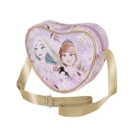 Karactermania Bolso de Corazón Casual para Niñas, Diseño Frozen 2 Petal, 21x6.5x15.5 cm, Edad +3 Años