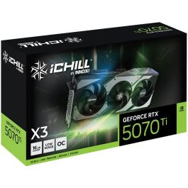 Inno3D RTX 5070 Ti 16GB GDDR7 iChill X3 Tarjeta Gráfica 3 Ventiladores