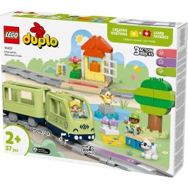 LEGO 10427 DUPLO My Town Tren de aventuras interactivo Juguetes de aprendizaje temprano para niños 2 años
