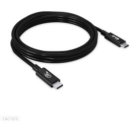 Club 3D CAC-1575 Cable USB 4 Tipo C a USB C, 240W PD, 20Gbps, 4K, 2m Macho a Macho Negro