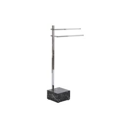 Toallero Moderno DKD Home Decor Plateado Negro 21 x 80 x 45 cm Toallero Moderno DKD Home Decor Plateado Negro 21 x 80 x 45 cm