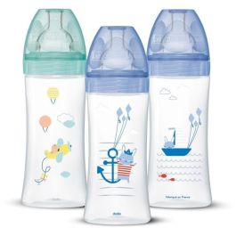 DODIE Set de 3 Biberones Sensation+ Anticólicos 330ml +6 Meses, Tetina Plana, Flujo 3 - Azul Mar y Verde Aire Precio: 37.59000036. SKU: S7171385