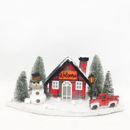 DKD Home Decor Decoración Luminosa Navidad: Casa Alpina LED de Porexpan, Rojo, Negro, Verde 15x21x38 cm (2 Pilas AA) Precio: 11.20218. SKU: B1EJF6SBEB