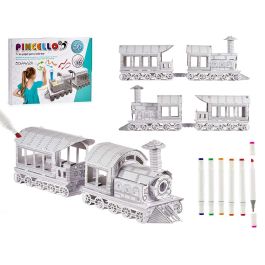 Set de colorear papel tren Pincello con 6 rotuladores - 124x44x30 cm (4 Unidades) Precio: 61.90000025. SKU: B1DMR8T9ZB