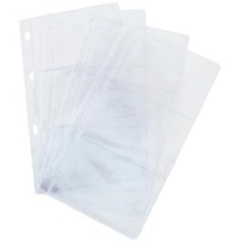 Grafoplás 1-4 Lomo Reforzado Fundas Portatarjetas de Polipropileno para 6 Tarjetas 100x70mm, 11 Taladros, Bolsa de 10 Unidades Precio: 1.68999974. SKU: B1C68TQMVS