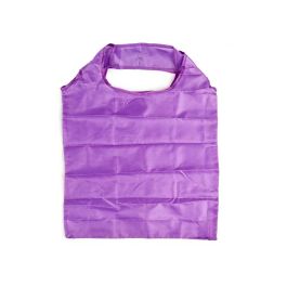 Kinvara Bolsa Reutilizable Plegable de Poliéster Colores Vivos Surtidos - Compacta, Abierta 59x44 cm, Plegada 7.5x16x2 cm (48 Unidades)