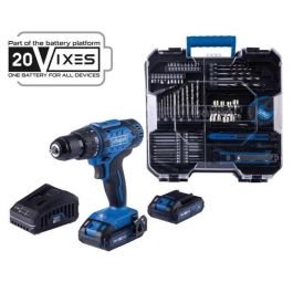 Taladro-destornillador SCHEPPACH - 20V IXES - Portabrocas 50 Nm 13mm + 2 baterías + cargador + 74 accesorios + Caja - C-DTB74/2-X Precio: 114.49999979. SKU: B18LFEDT5G