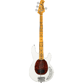 Sterling by Music Man Ray24Ca M/M Bajo Eléctrico StingRay Classic Olympic White - Preamplificador Activo 2 Bandas