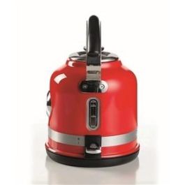 Ariete 2854/00 Hervidor Eléctrico Moderna Rojo 1.7 Litros Acero Inoxidable Termómetro Apagado Automático Diseño Elegante Objeto de Cocina