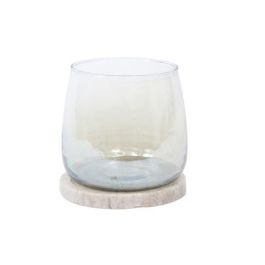 DKD Home Decor Portavelas Scandi de Mármol y Cristal Blanco 13x13x13 cm (4 Unidades) Precio: 33.88999944. SKU: B15TFGRWTB