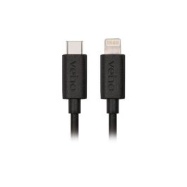 Veho Cable USB-C a Lightning Apple MFi para Dispositivos Apple, Carga y Sincronización, Tacton Negro Duradero