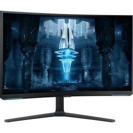 Samsung LS32BG850NPX Monitor Gaming 32 Pulgadas, 4K UHD, Mini-LED, Quantum HDR 2000, 240Hz, 1ms, Curvo 1000R, Freesync Premium Pro, G-Sync Compatible, Blanco