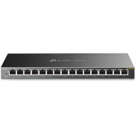 Tp-link TL-SG116E Switch Gigabit 16 Puertos 10/100/1000Mbps, Conmutador Easy Smart, Sin Ventilador, Caja Metálica