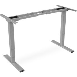 Digitus Estructura de Mesa Eléctrica Regulable en Altura, Doble Motor, 3 Niveles, Gris