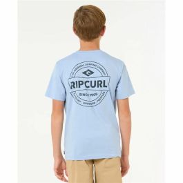 Camiseta de Manga Corta Infantil Rip Curl Rip Curl Staple Tee Azul