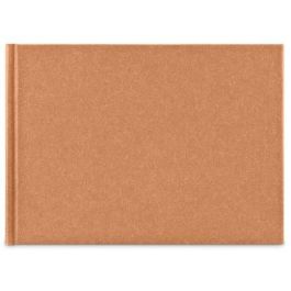 Hama Wrinkled Buchalbum 24x17 36 weie Seiten. braun 7614