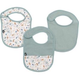 Domiva DOM3700948338568 Pack 3 Baberos Gasa Algodón 0-6 Meses Celadón Precio: 25.5899996. SKU: B17M3N3B9A