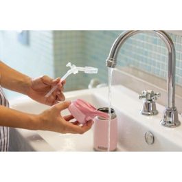 Nuby NUB0039175805622 Botella Térmica de Acero Inoxidable 300 ml Rosa