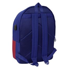 Safta Mochila Doble F.C. Barcelona 1ª Equipación 25/26 para Portátil 15,6" con USB 31x44x18 cm