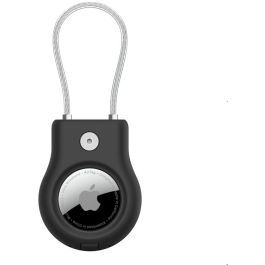 Belkin MSC009btBK Funda Negra para Apple AirTag con Soporte Resistente a Rayones
