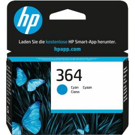 HP 364 CB318EE Cartucho de Tinta Original Cian – Rendimiento 300 Páginas para DeskJet 3522/3524, Photosmart 5522/5524/B210c Precio: 35.88999997. SKU: B15CQSJ38B