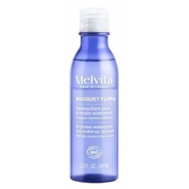 Melvita Desmaquillante Bifásico Ojos Bouquet Floral para Maquillaje Waterproof & Resistente, Suave, Orgánico, Vegano 100 ml