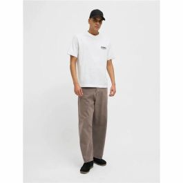 Camiseta de Manga Corta Hombre Jack & Jones Jcodynamic Dust Ss Crew Blanco 10-12 Años