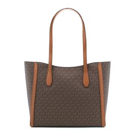 Bolso de Hombro Michael Kors Leida Marrón 34 x 29 x 12 cm