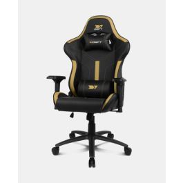 Drift Silla Gaming DR350GOLD Butaca para Jugar con Reposabrazos 4D, Cojines Lumbar y Cervical, Ajuste Respaldo 90-135°, Negro y Oro Precio: 232.4999996. SKU: B12JA23HYD