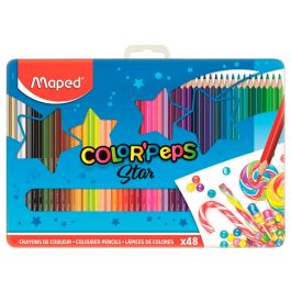 Lapices De Colores Maped Color Peps Caja Metalica De 48 Lapices Colores Surtidos