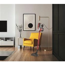 Ariete Aspirador Escoba con Cable 2 en 1, 600W, Tecnología Ciclónica, Depósito Extraíble, para Alfombras y Suelos Difíciles