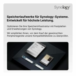 Synology AUC4711174723775 Servidor NAS DiskStation DS1621+ con 6 Bahías, 4 GB de RAM DDR4 y RAID 10