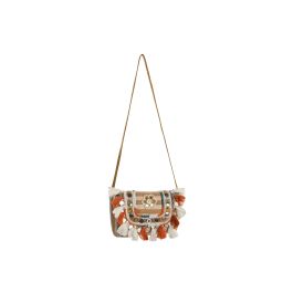 DKD Home Decor Bolso Mediterraneo Naranja Beige Poliester 9 x 75 x 25 cm (2 Unidades) Precio: 27.50000033. SKU: B1EQVP8VXQ