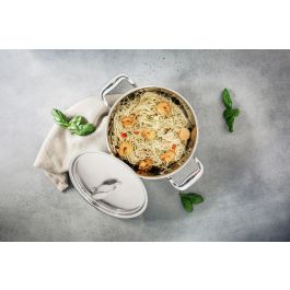 Cosy & Trendy COS5400586934648 Cacerola Moderna Clásica Acero Inoxidable Ø20 cm 3,14 L Apta para Inducción y Todo Tipo de Cocinas