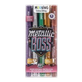 Rotulador Fibra Mooving Colores Metalicos Estuche De 5 Precio: 4.79000038. SKU: B14FWMT4V9