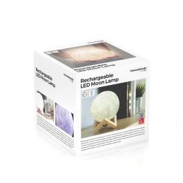 Lámpara LED Recargable Luna Moondy InnovaGoods Lámpara LED Recargable Luna Moondy InnovaGoods
